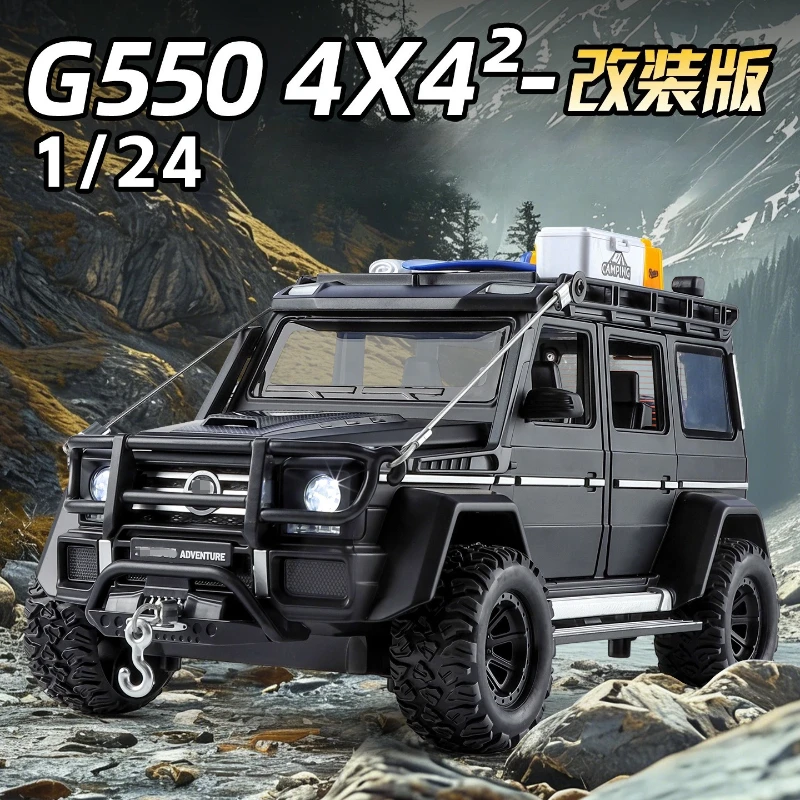 

1:24 G550 4X4 Off-road Vehicles Diecast Metal Alloy Model car Sound Light Collection Kids Toy Gift