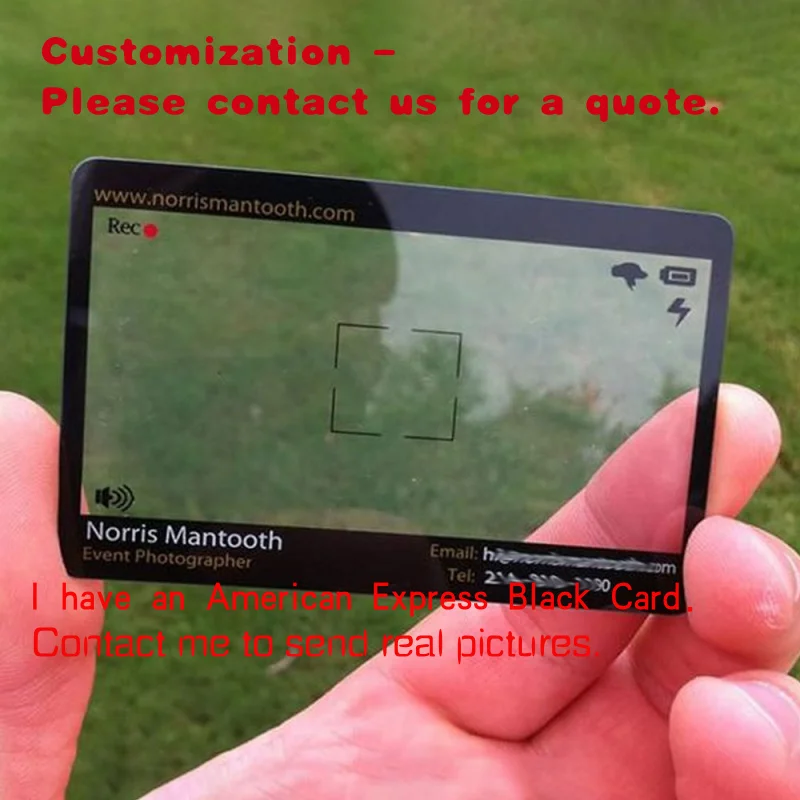 

custom.Custom Premium Luxury Full Color Printing PVC Transparent Shape Business Card