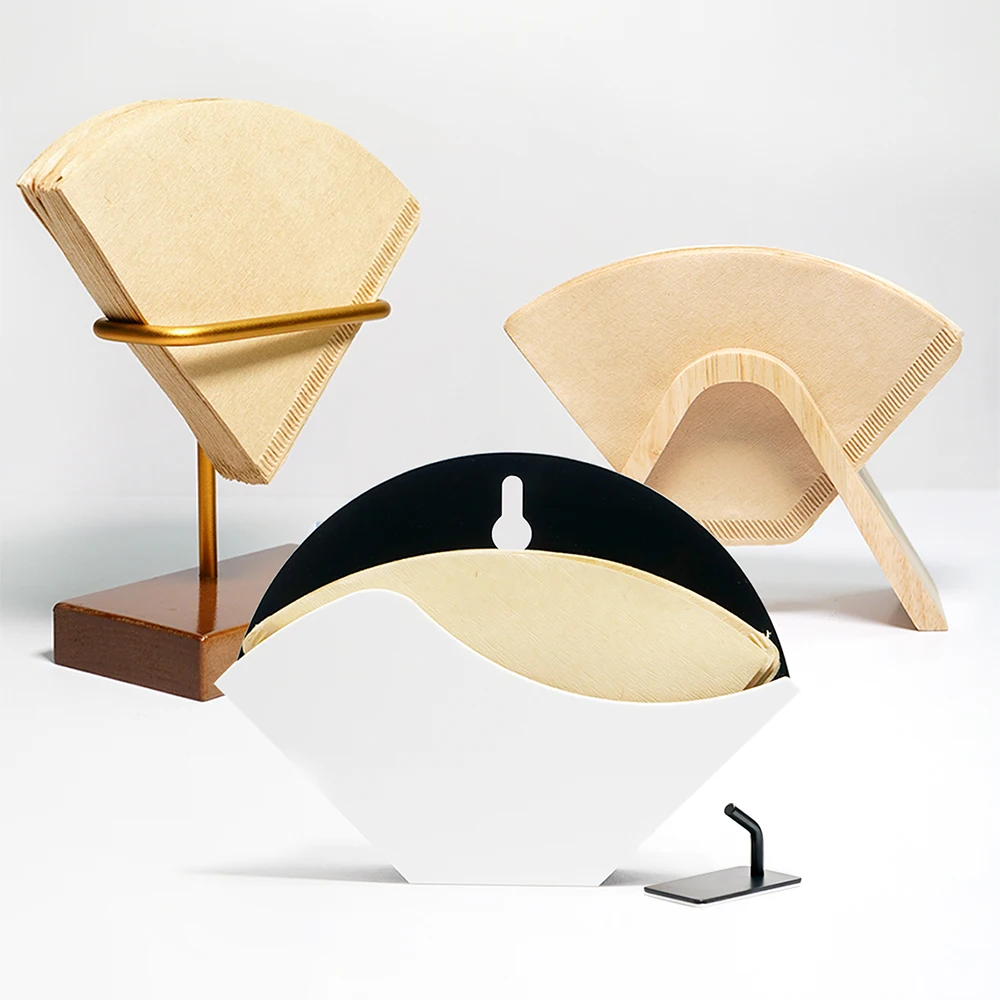 Acryl Kaffee Filter Papier Lagerung Halter Handgemachte Tropf Papier Regal Rack Kaffee Filter Papier Handtuch Serviette Lagerung Spender