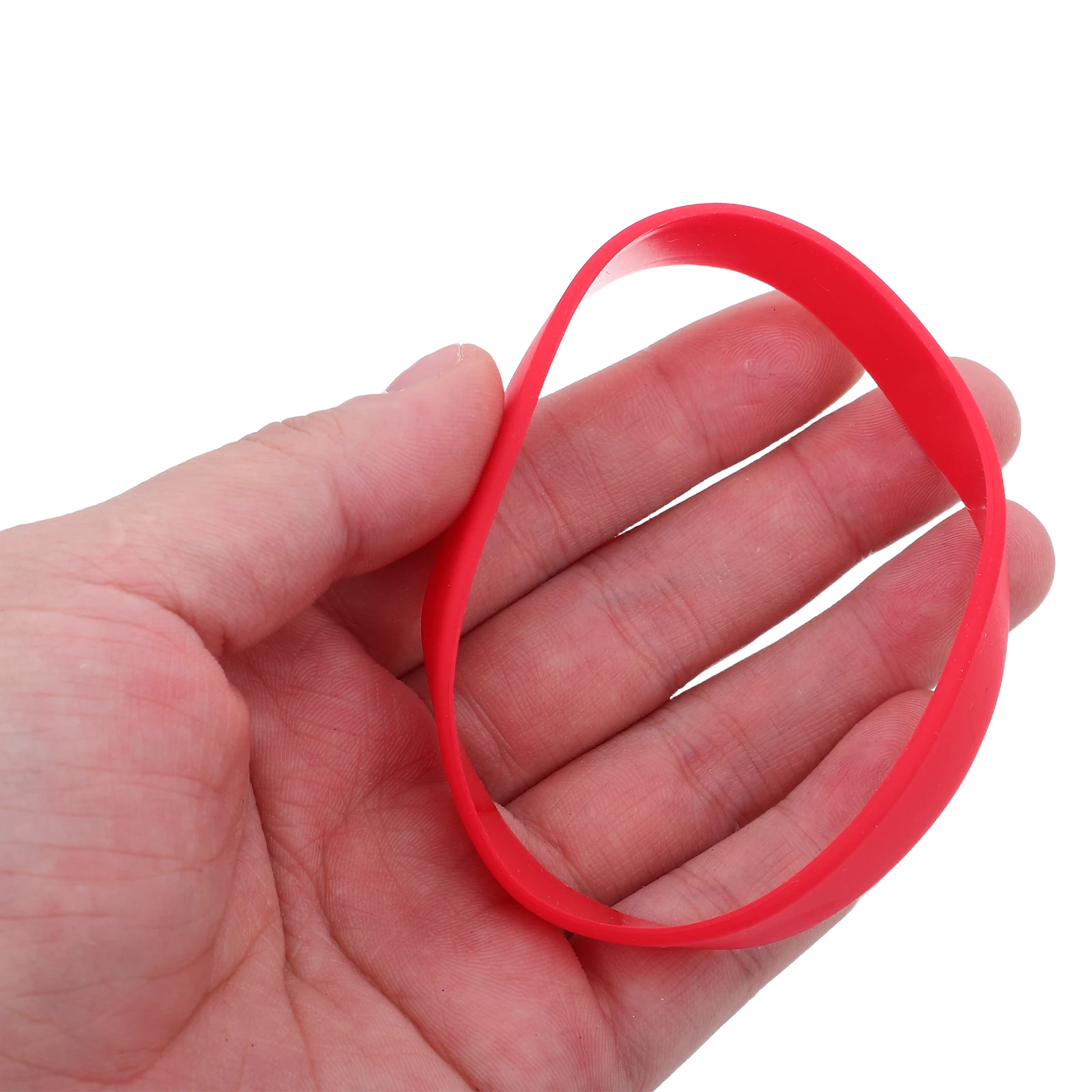 

50Pcs Blank Silicone Wristbands Colored Stretch Bracelets Comfortable Waterproof Kids Teens Party Favor Sports Event Wristband