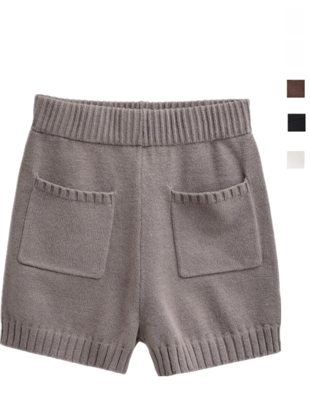 

Вязаные широкие брюки с высокой талией, утягивающие повседневные шерстяные брюки Bootcut, модная и универсальная осенне-зимняя одежда