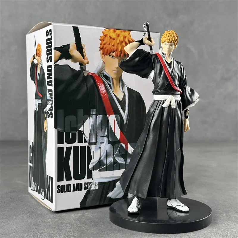 

BLEACH Anime Figure Zaraki Kenpachi Kurosaki Ichigo PVC Action Figure Decorative Ornaments Collectible Model Toys Gifts