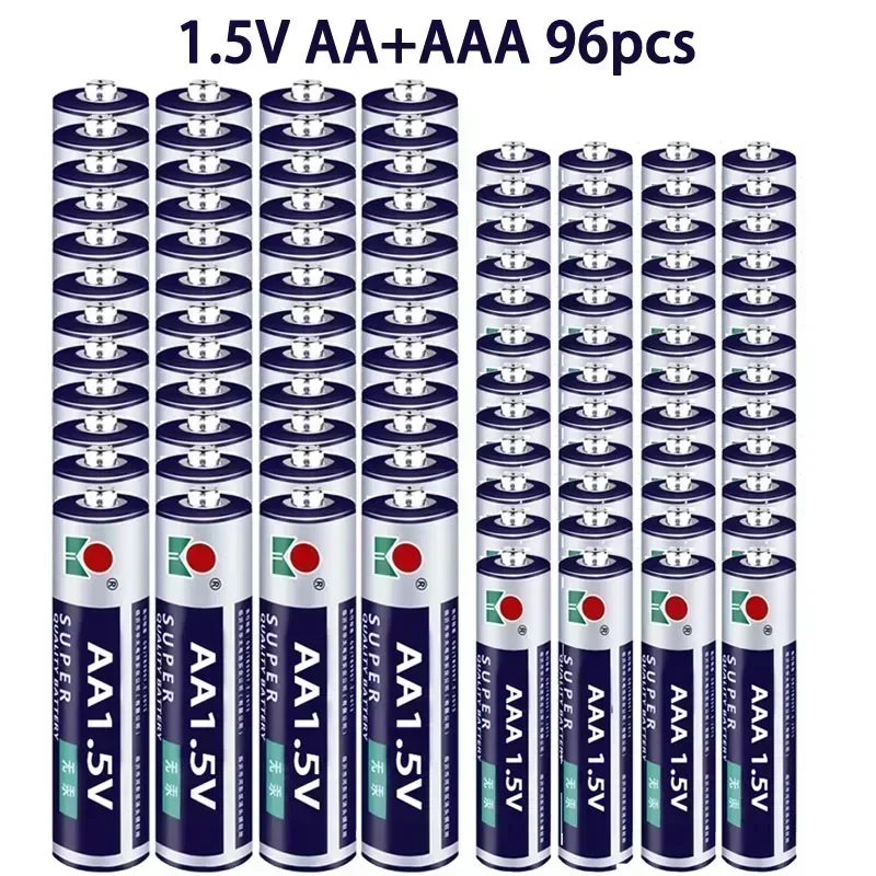 

AA + AAA rechargeable AA 1.5V 9800mAh/1.5V AAA 8800mah Alkaline battery flashlight toys watch MP3 player replace Ni-Mh battery