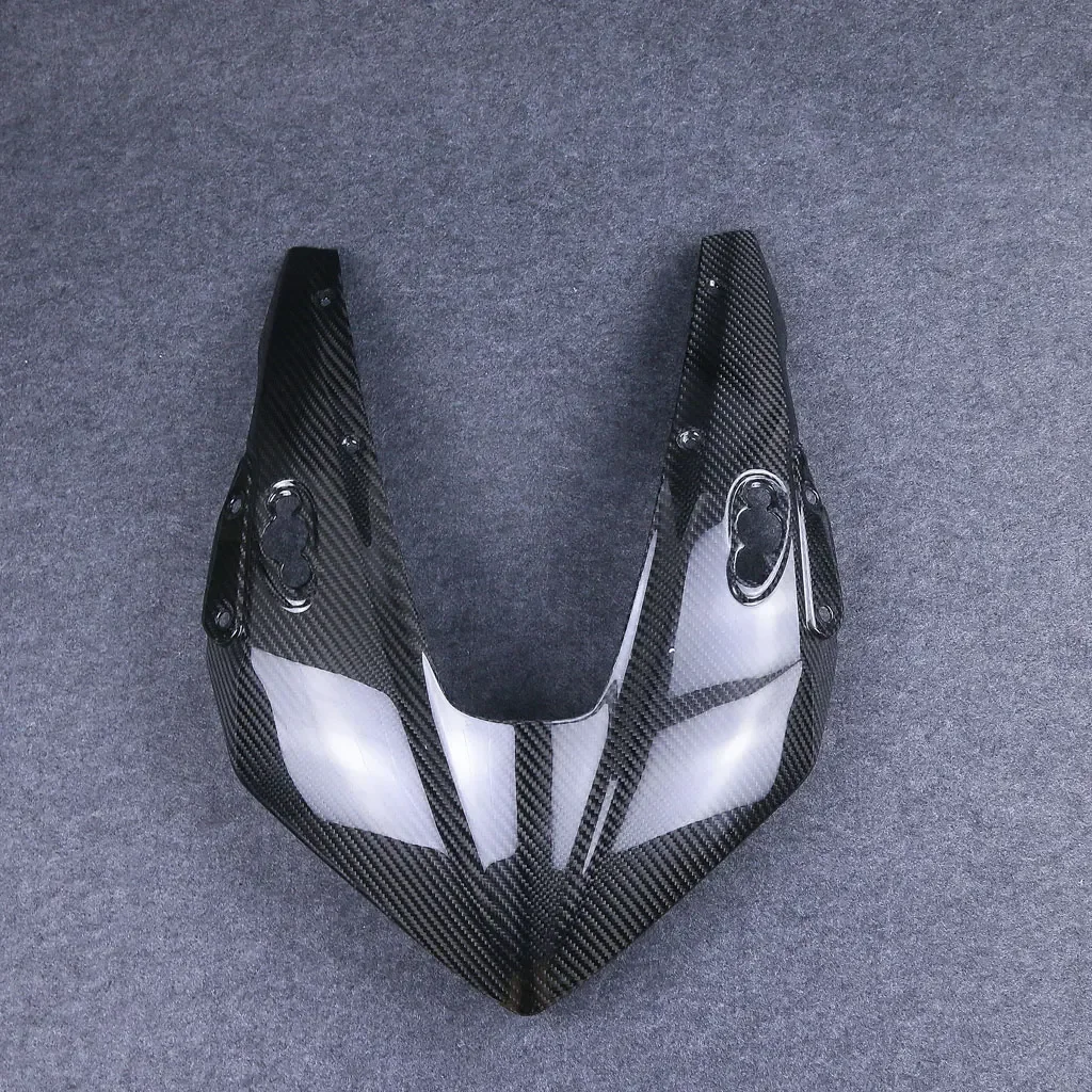 For Honda CBR1000RR 2017 2018 2019 3K Carbon Fiber Motorcycle Accessories Front Upper Headstock Fairing Wind Deflectors