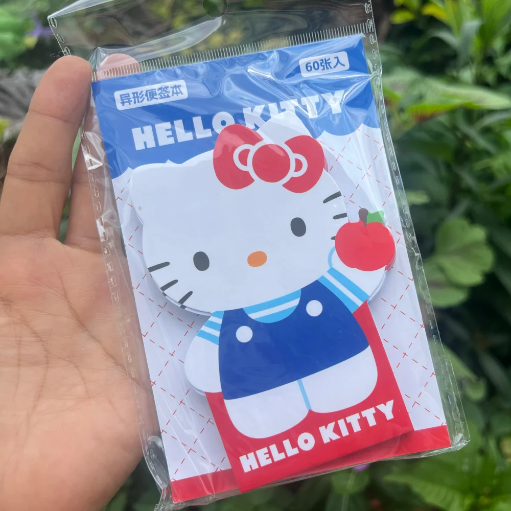 

60sheets Sanrio Hello Kitty Styling Note Pad Students Stationery Cartoon Message Memo Sticky Notes School Office Supplies Gifts