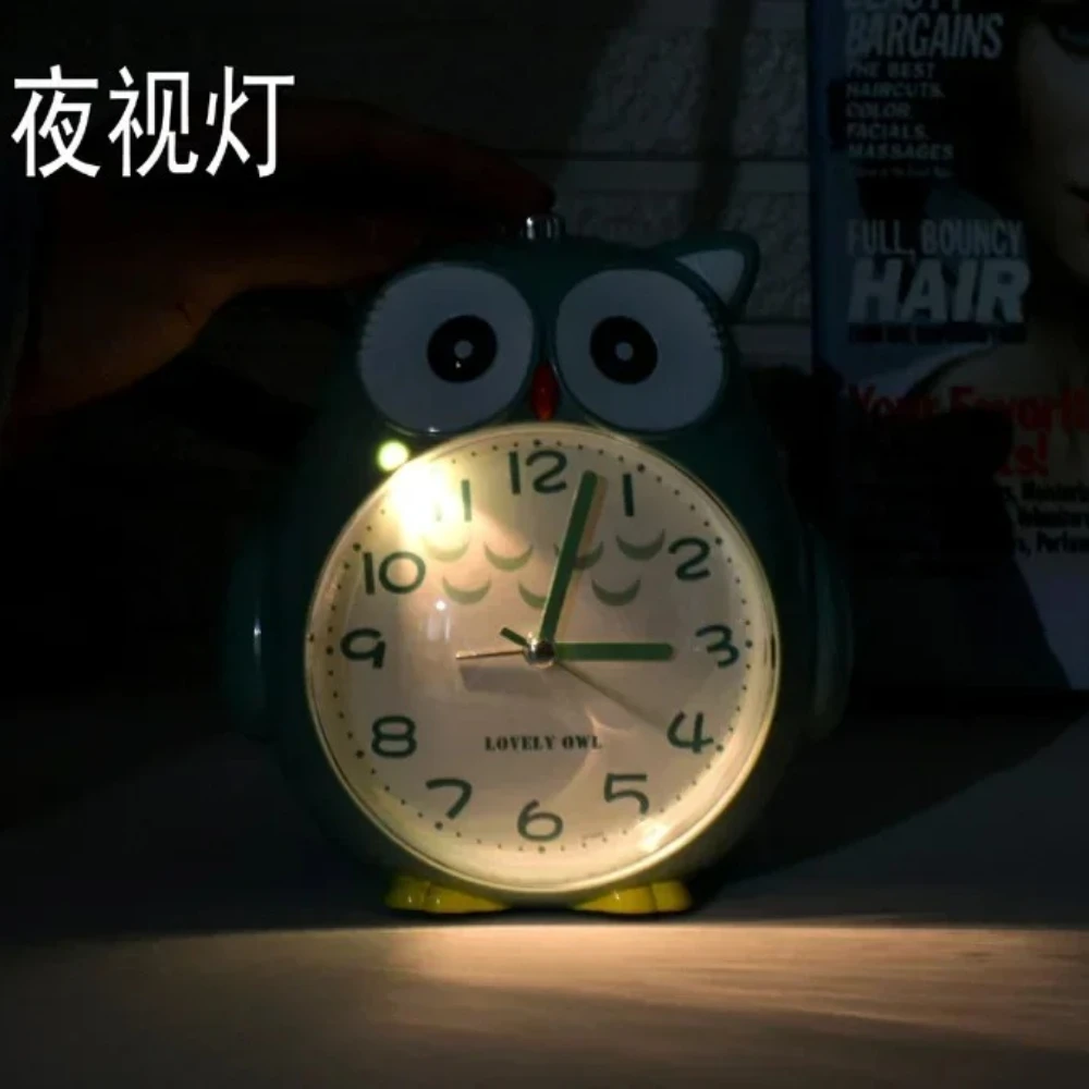 Cartoon Owl Alarm Clock with Night Light 6
