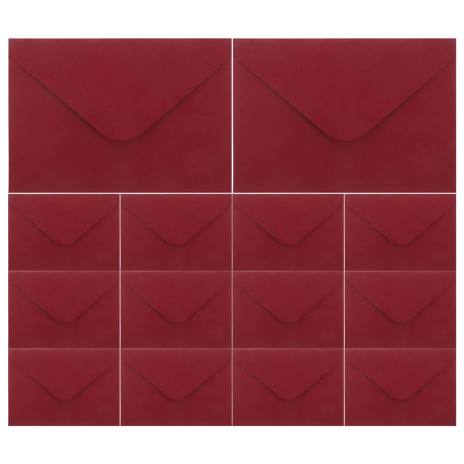 

100Pcs Blank Invitation Envelopes Minimalist Plain Design for Wedding Graduation Greeting Cards Business Mailing Photo Envelopes