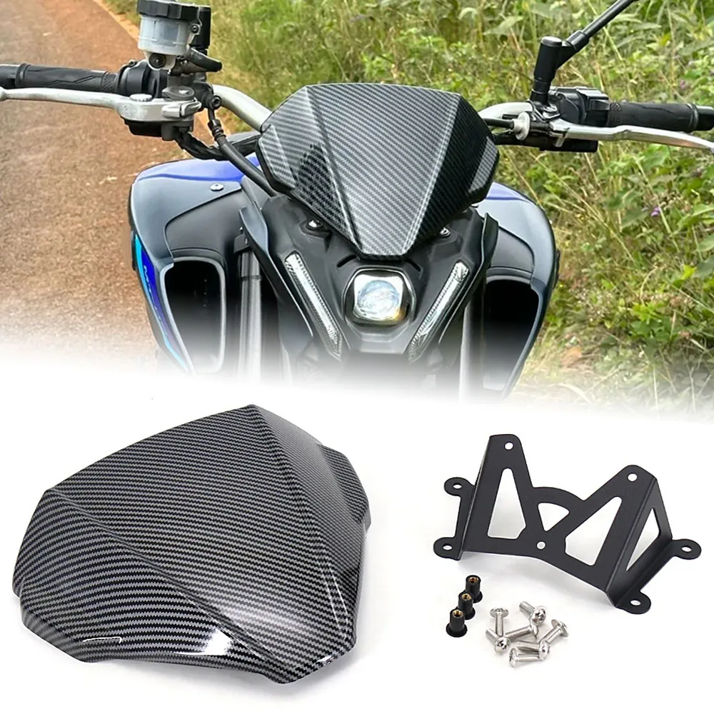 Parabrezza Sportivo per Moto YAMAHA MT-09 MT 09 SP MT09 SP 2021 2022 2023, Visiera con Verniciatura Speciale