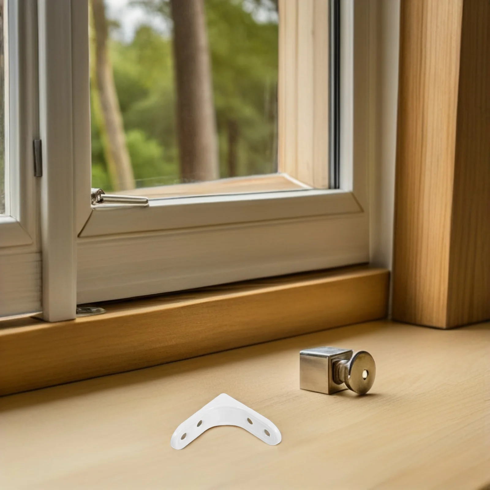 

12 Pcs Durable L Brackets Stainless Steel Shelf Corner Braces for Wall Cabinet Wood Shelf Support Accessories