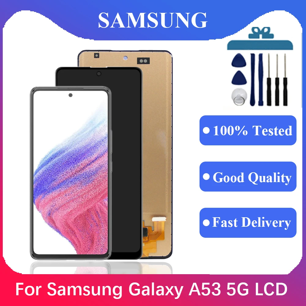 

6.5 inch A536 Incell For Samsung Galaxy A53 5G A536B A536U LCD Display Touch Screen NO Frame Digitizer Assembly Repair Parts