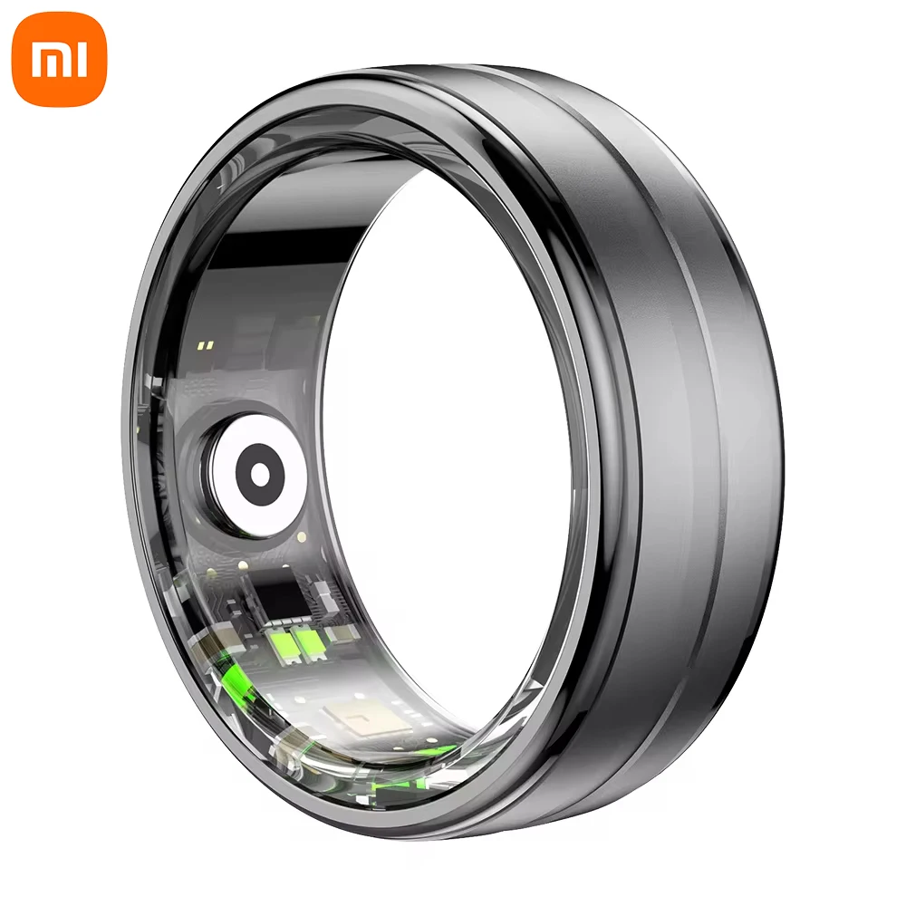 Xiaomi Smart Ring Herzfrequenz Blutdruck Blut Sauerstoff Schlaf Monitor Wasserdichte Smart Ring Multi-sport Modi Für Android IOS