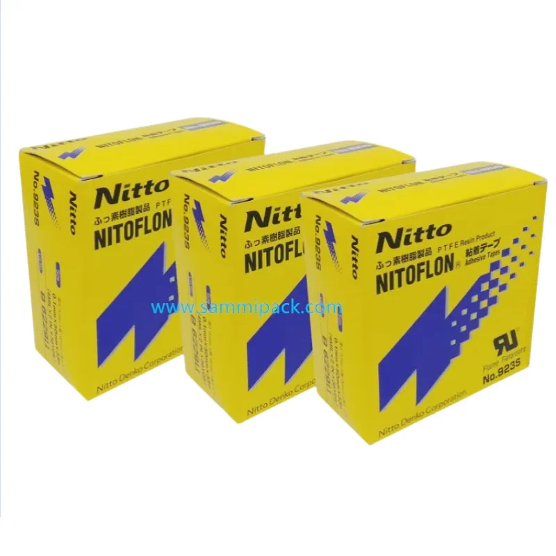 1pcs ญี่ปุ่น Nitto 923S 25 มม.50 มม.เครื่องเคลือบ Teflong สูงอุณหภูมิเทปทนเทปฟิล์ม Anti-sticking PTFE เทป