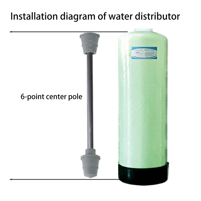 Plastic Top/Bottom Distributor Basket 3/4'' Universal Water Softener Distributor Water Softeners & Filters Drop Shipping