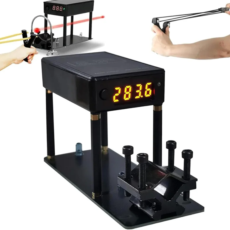 

Shooting Speed Tester, High Precision Ballistic Chronograph Tester, Velocity Measurement Range: 1-2000 M/s or (4-6500 FPS), Ener