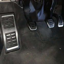 For Audi A3 8V 2013 2014 2015 2016 2017 2018 2019 2020 2021 Car Pedals Stainless Steel Gas Brake Footrest Pedal Protection Cover