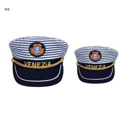 X5QE Captain Hat for Kid Adults Party Cosplay Costume Props Captain Hat for Sailor Party