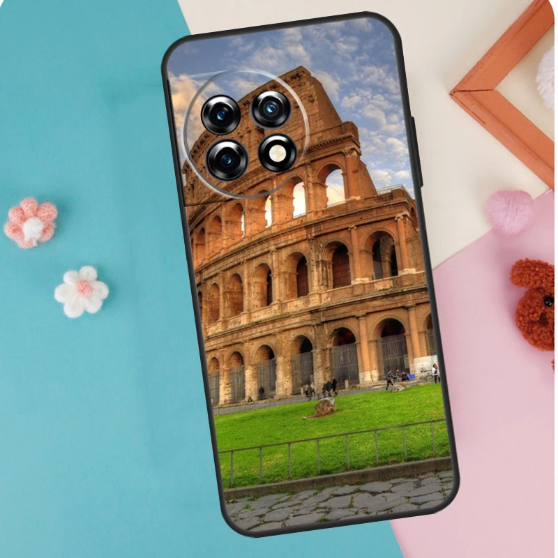 Colosseum Rome Italy Case For OnePlus 11 12 9 10 Pro 9RT 10T 10R 12R OnePlus Nord 2T N10 N20 CE 2 3 Lite Cover