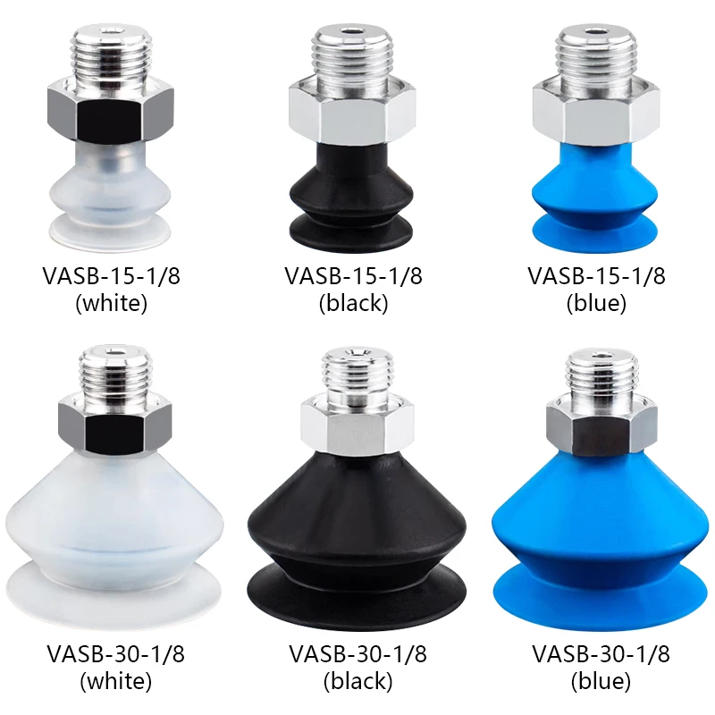 5pcs/lot Organ Type Vacuum Suction Cup VASB Series VASB-15 VASB-18 VASB-30 VASB-40 VASB-55