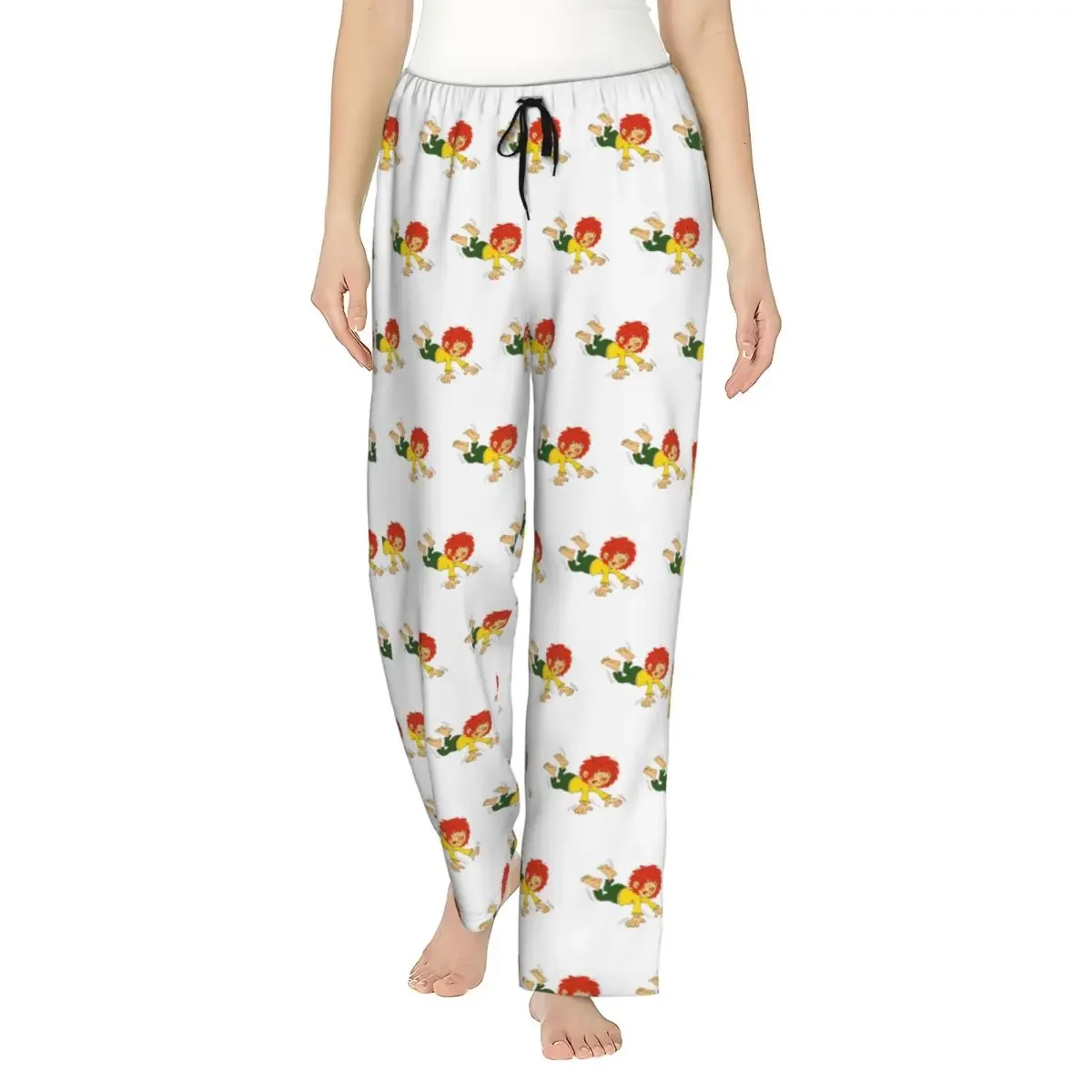 

Custom Pumuckl Falling Women Pajama Pants Lounge Sleep Sleepwear Bottoms with Pockets