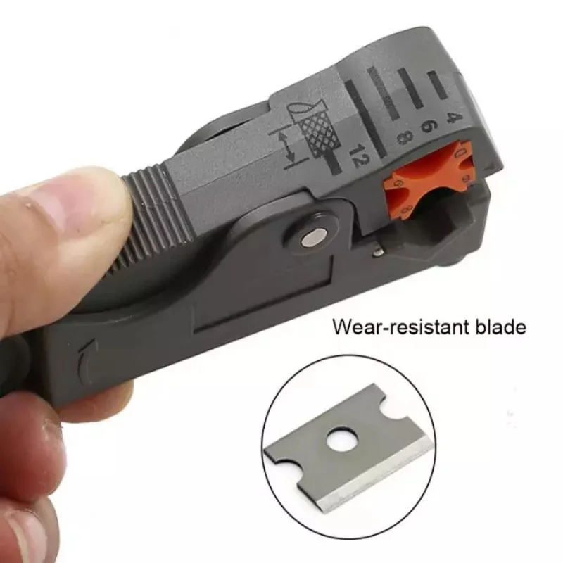 Multifunction Coaxial Automatic Stripping Pliers Wire Cable Tool Wire Stripper Urijk Stripping Crimping Tool for Home Tool RG-58