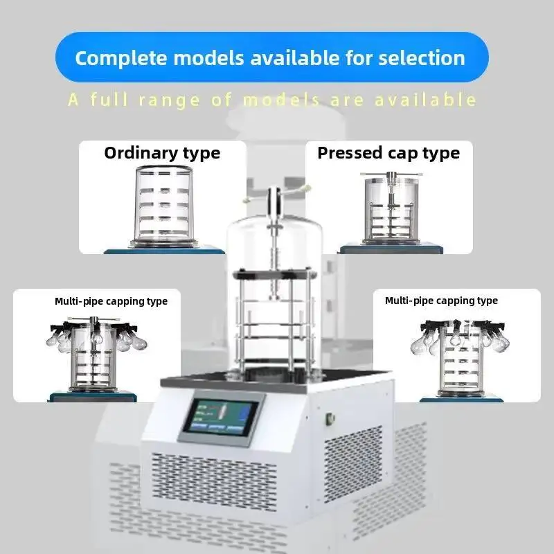 

Desktop Small Vegetable And Fruit Food Vacuum Cold Medicine Herbal Household Freeze Dryer Laboratory Scientific Research