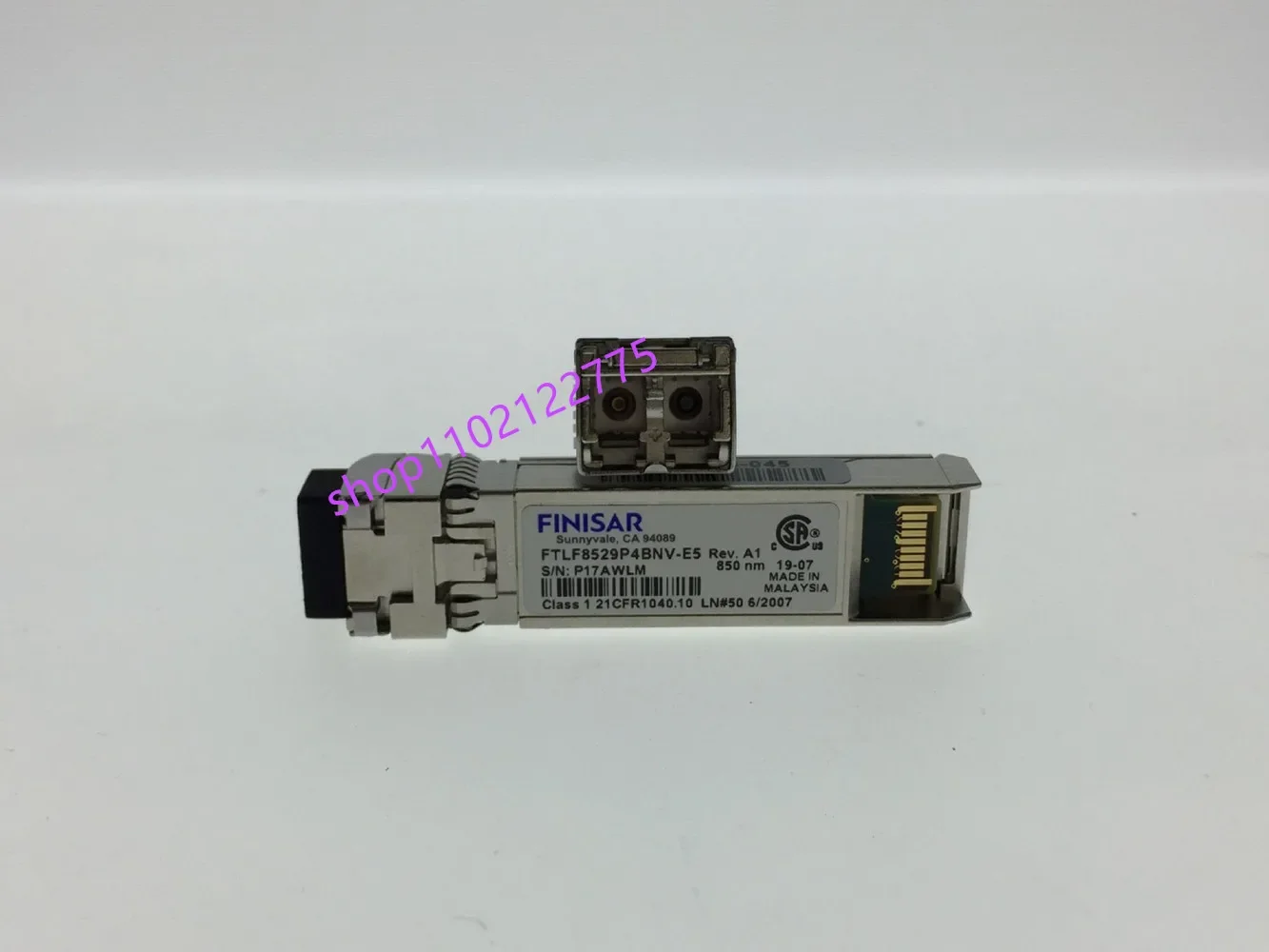 Fibra Óptica FINISAR 16GB FTLF8529P4BNV-E5 019078045   16G 850nm 100m SFP+ Módulo de interruptor de doble fibra multimodo/transceptor de 16GB