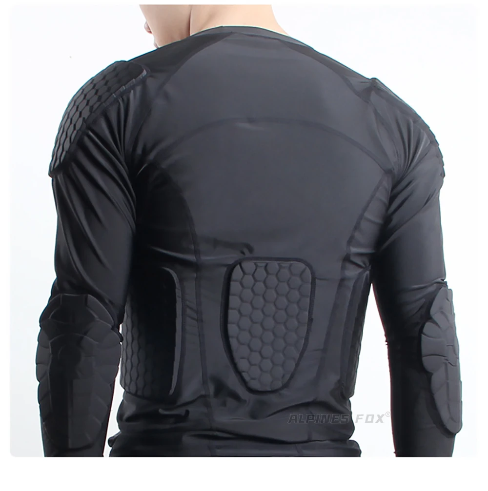 Motorrad Ganzkörper panzer Jacke Schutz Moto Unterwäsche Anti-Kollision Motorrad Reiten Kleidung Waben polster Motocross Tops – Detail 14