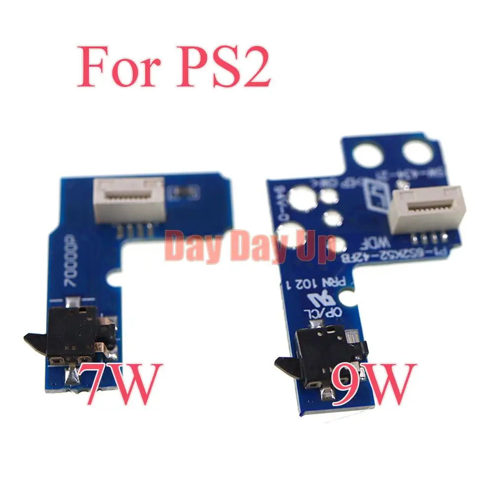 1 قطعة تشغيل/إيقاف الطاقة إعادة تعيين التبديل لوحة دوائر كهربائية 9 واط 9000x90000 ل PS2 Playstation2 سليم 7 واط 70000 استبدال إصلاح أجزاء