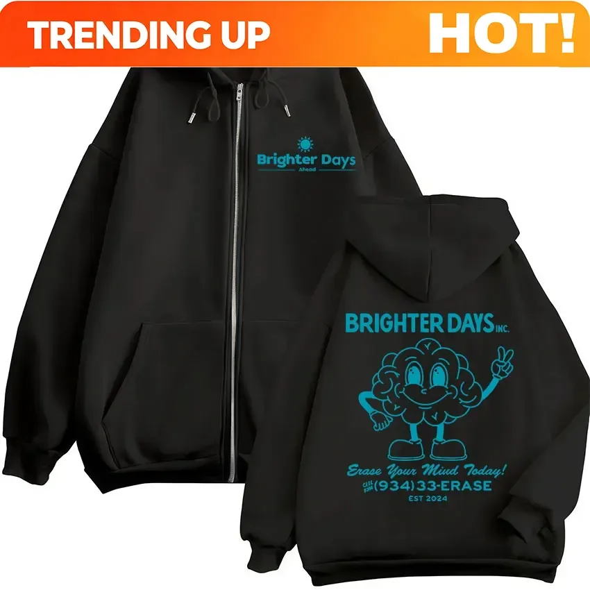 Customization Singer Ariana Grande Brighter Days Ahead Album 2026 Zipper Hoodie Men's Women Casual Fashion Long Sleeve Oversized