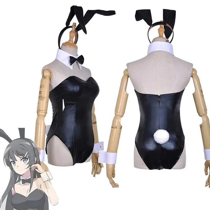 

Anime Rascal Does Not Dream of Senpai Sakurajima Mai Cosplay Costume Bunny Girl Uniform Full Set Party 4;v'5,f;6.j;8'