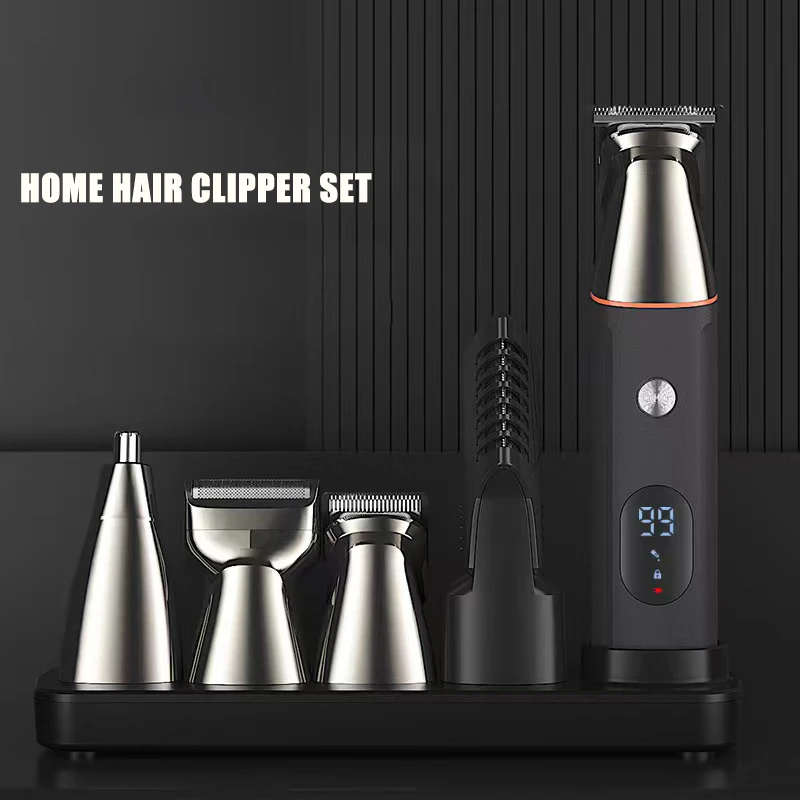 WAIKIL USB 휴대용 충전 무선 수염 트리머, 다기능 홈 이발사, 퀵 체인지 블레이드 트리머, 신제품