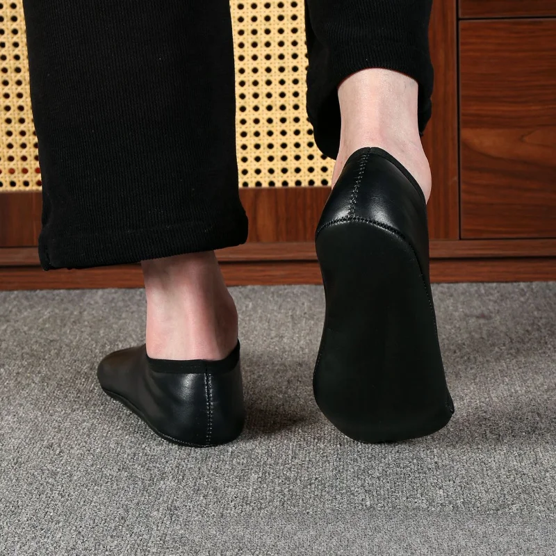 1 paio/2 paia di nuovi calzini da barca a bocca tonda, calzini in pelle PU, calzini da pavimento con isolamento in peluche per uomo e donna