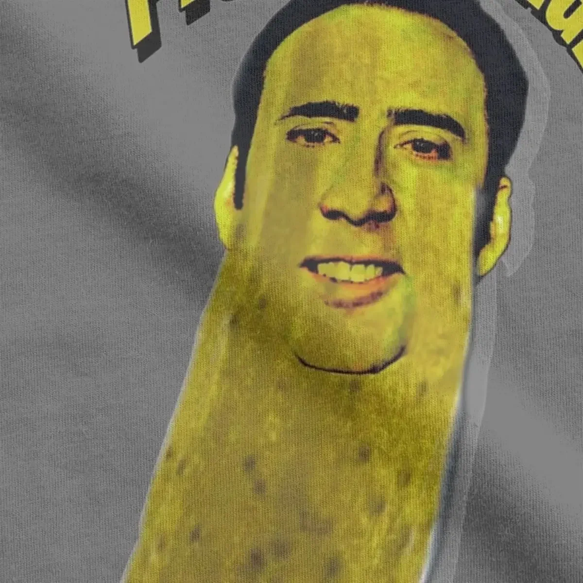 Picolas Cage Nicolas Cage T-Shirt Men Vintage Pure Cotton Tee Shirt Round Neck Short Sleeve T Shirts Printed Clothing