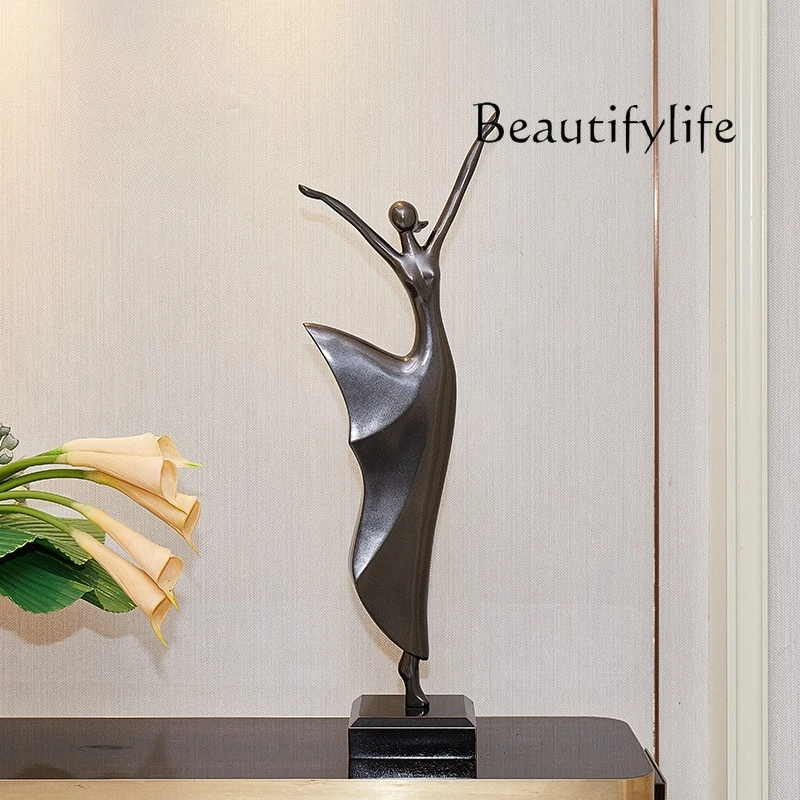 

Light luxury high-end character sculpture ornament, living room entrance, study, TV cabinet, wine cabinet, background wall, desk