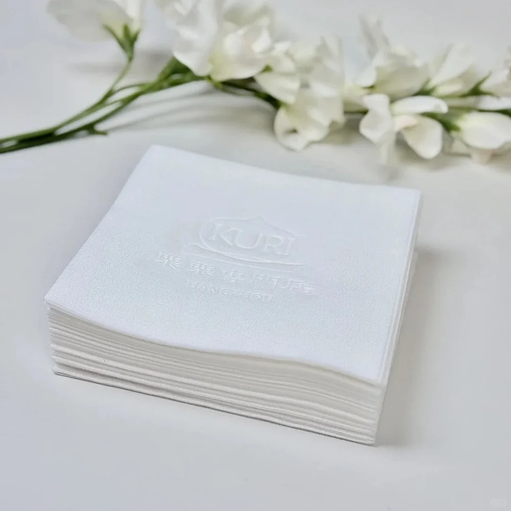 

Personalized Napkin Designs Featuring Your Name & Logo Perfect for Weddings Cafes Fine Dining Hotels Bakeries