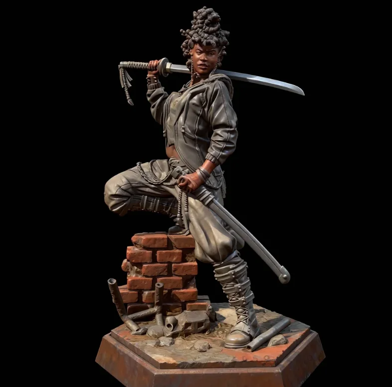 

Высота человека, 25 мм, 38 мм, 50 мм, 75 мм, наборы моделей солдата из смолы, самостоятельная сборка и раскраска (3D-печать) TD-7235/3D