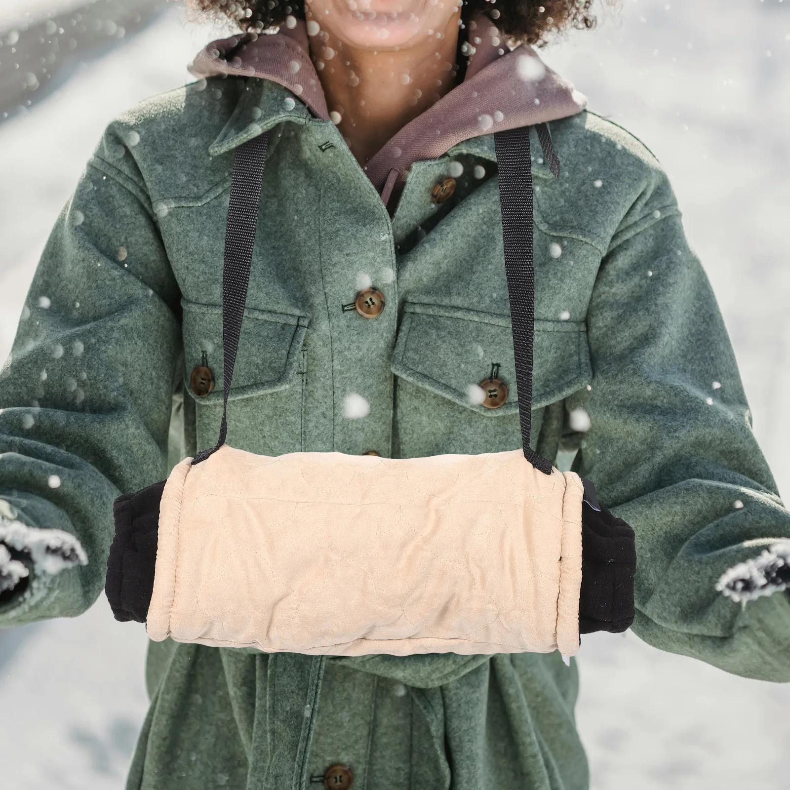 

Термальная сумка для рук, муфты, перчатки, изолированные варежки, женские тканевые аксессуары, портативная теплая сумка для лыжного кемпинга