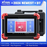 XTOOL D7 All System Diagnostic Tools Key Programming ECU Coding Active Test OBD2 Scanner with 36+ Services CAN FD