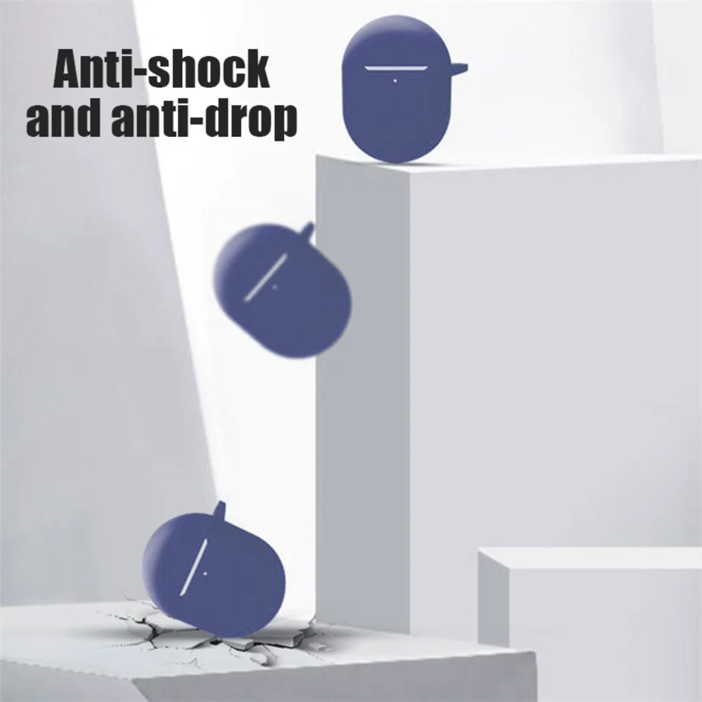 Fashion Protective Sleeve Perfect Fit Anti-scratch Shockproof For redmi Buds 4 Earbuds Protective Shell Keychain Safe Convenient