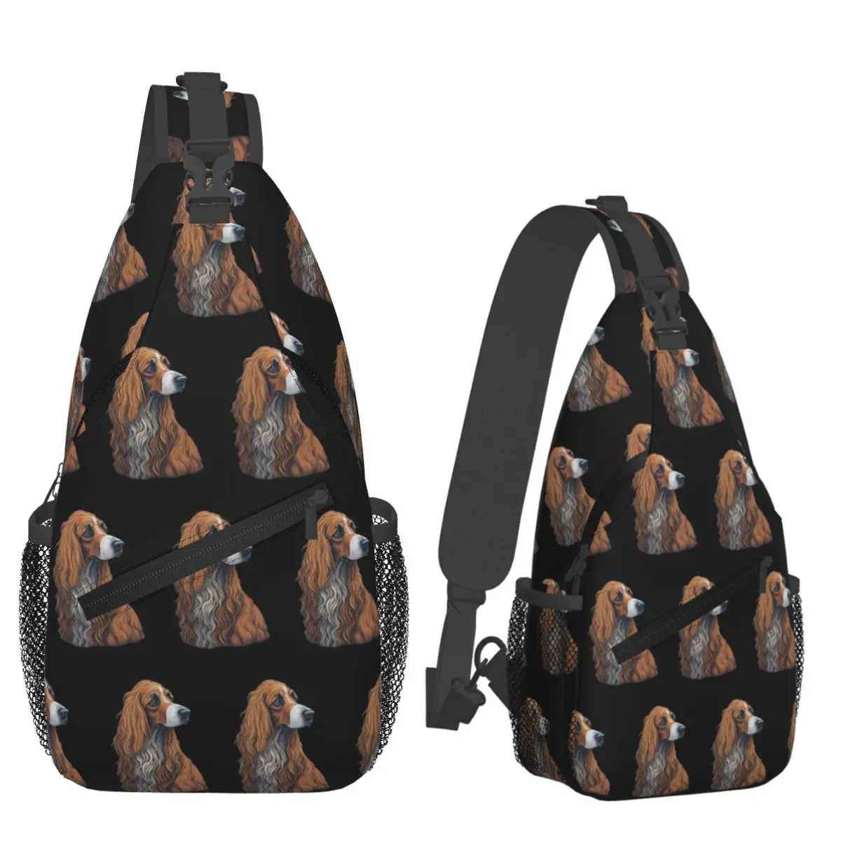 Afghan Hound (Sticker And Print Out) (2) Chest Bag Men Sling Crossbody Backpack Chest Bag Traveling Hiking Daypack Shoulder Bag