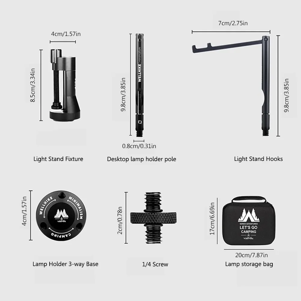 Camping Lamp Hanger Tripod Aluminum Alloy For Goal Zero Lantern Holder Outdoor Portable Table Hanging Fixing Stand for Fishing