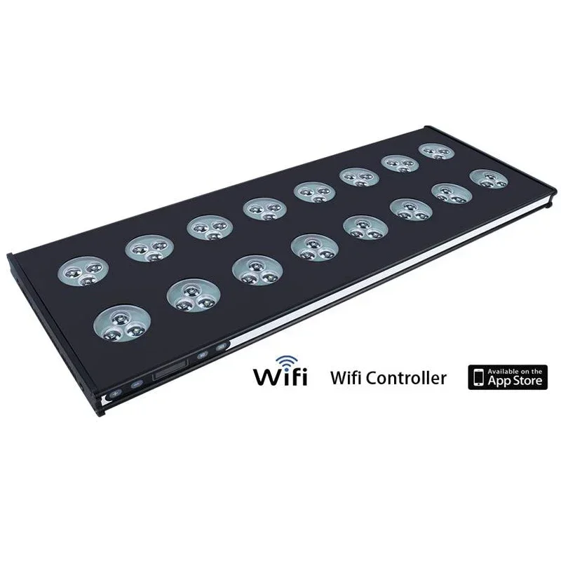 AQUANEST M30 84W  WIFI Control Dimmable Sunrise Sunset Led Aquarium Light for Marine Coral Reef SPS/LPS Led Lighting