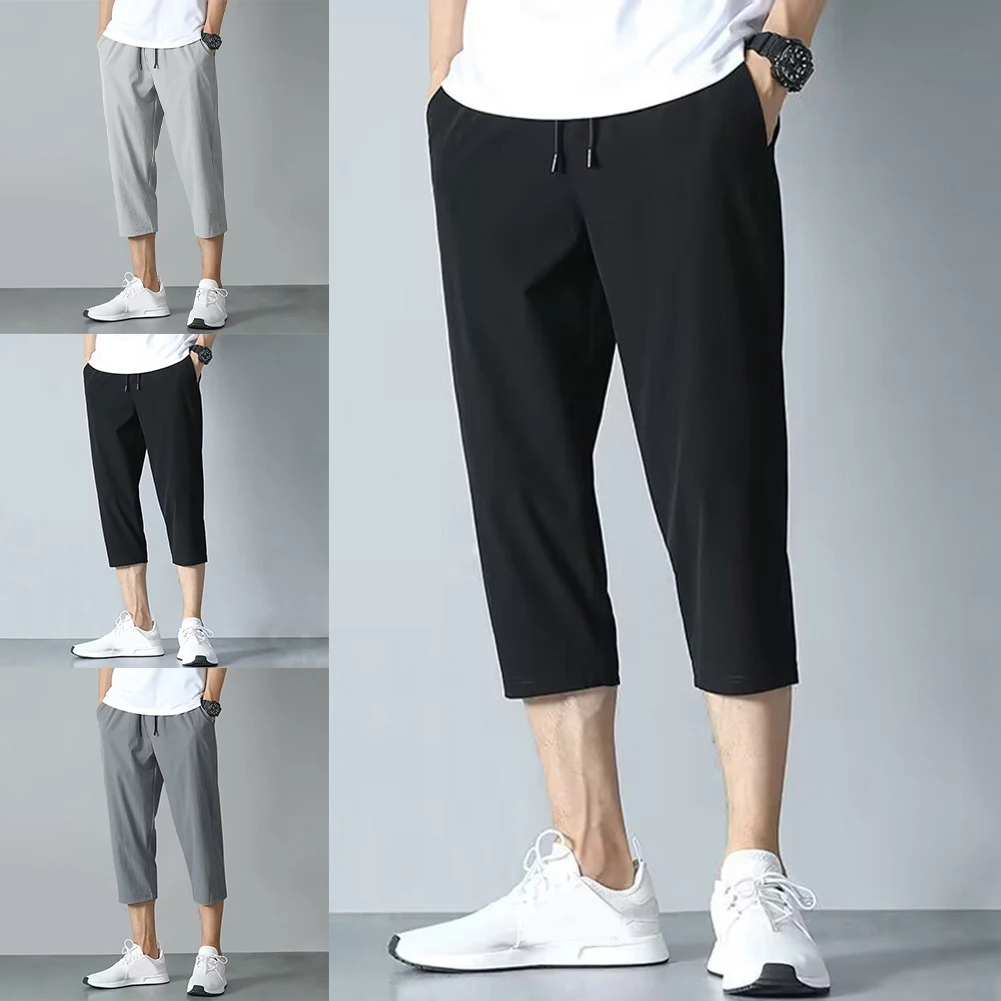 Dagelijkse kleding Vakantie Capribroeken Capribroeken Ademend Koeling Los Casual Dagelijks Vakantie Normaal Lichte stretch Effen kleur