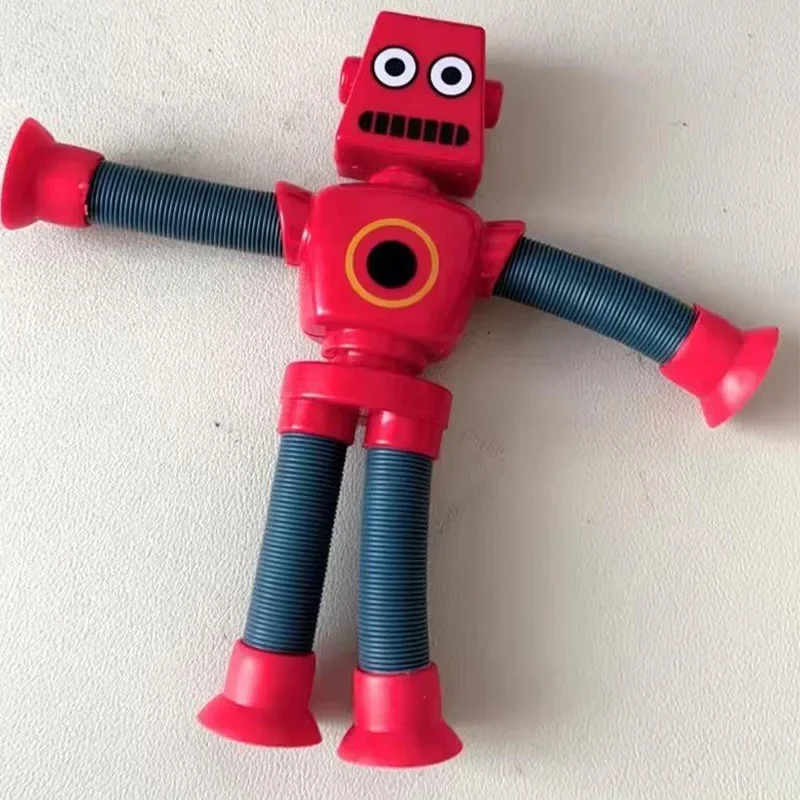 어린이 흡착컵 장난감 팝 튜브 스트레스 해소 텔레스코픽 기린 손 장난감 감각 장난감 안티 스트레스 스퀴즈 장난감