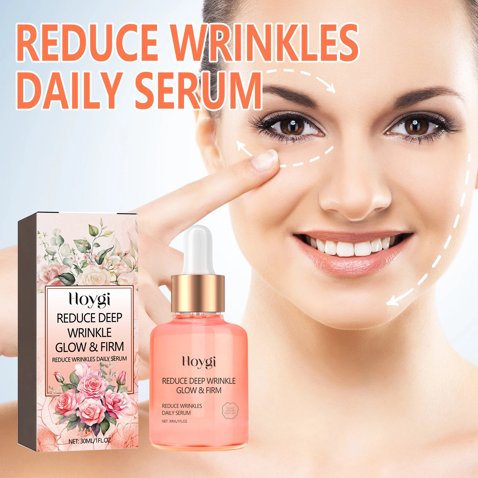

Rose Serum Shrink Pore Oil Control Anti Aging Hydration Improve Dryness
