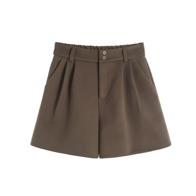 

Осенние шорты женские уютные прямые корейские простые популярные брюки в стиле Харадзюку модные однотонные уличные базовые универсальные женские брюки