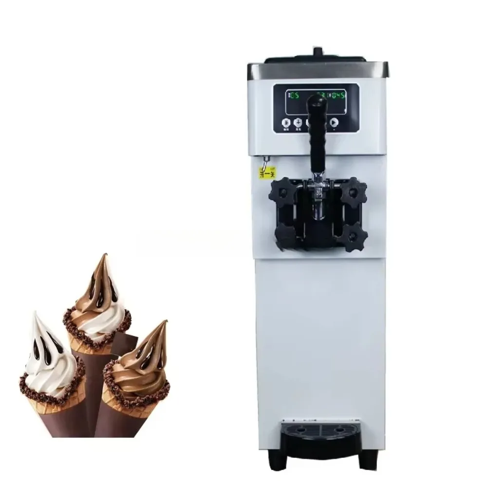 Restaurant Hotel Equipment Commercial Ice Cream Maker / Soft Serve Ice Cream hine