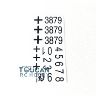 Heng Long 1/16 Decorative Decal Paste Sticker Part For German Panther G DIY RC Tank 3879 Remote Control Vehicle Model TH00368