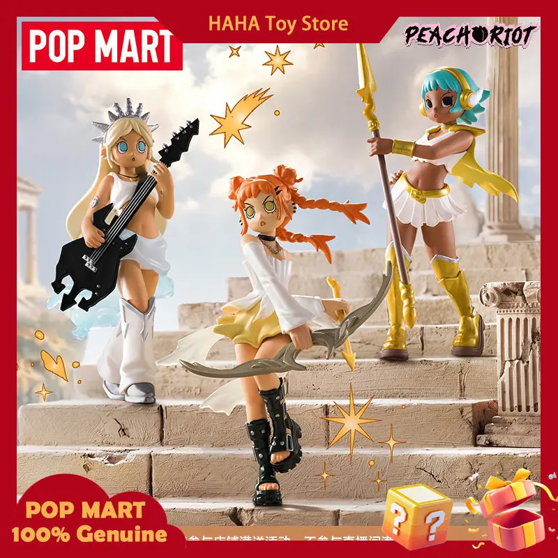 

POPMART Blind Box Peach Riot Broken Chord Series Collectible Art Figure Desktop Decoration Gift For Adult Collection