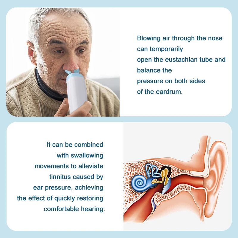 Electric Tinnitus Relief Device Ear Pressure Expander Treat Ringing Relieve Pain Dizziness Otitis Improve Hearing Ear Care Tools